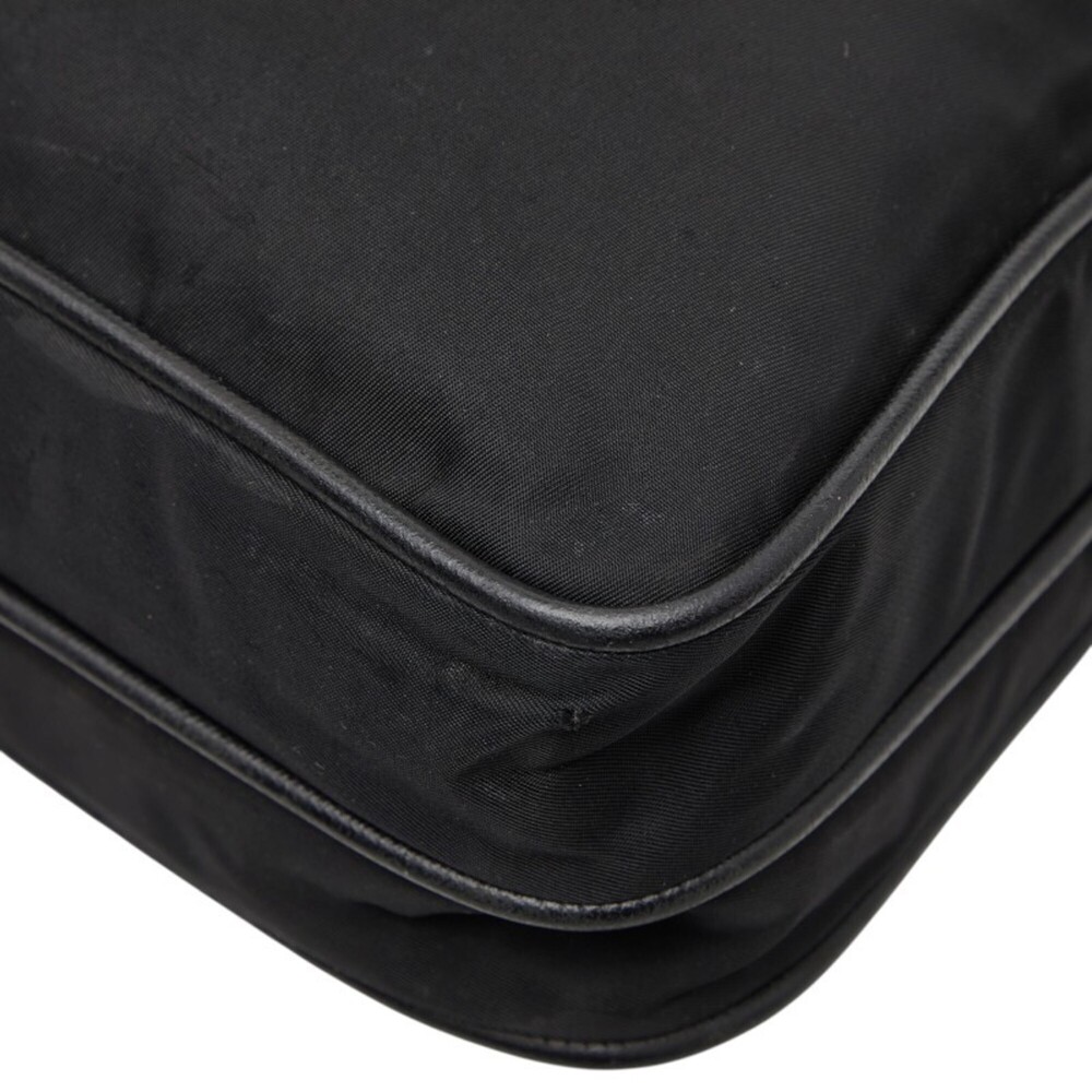 PRADA Black Leather Shoulder Bag - Picture 6 of 11